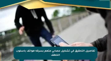 تفاصيل التحقيق في تشكيل عصابي متهم بسرقة هواتف بأسلوب الخطف